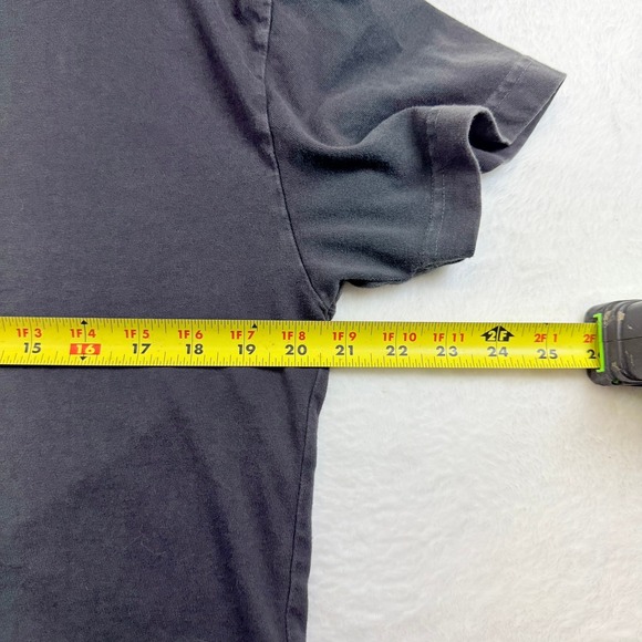 Abercrombie & Fitch Tommy Boy Holy Schnikes Cropped Graphic Tee Grey Women's Med - Picture 5 of 6